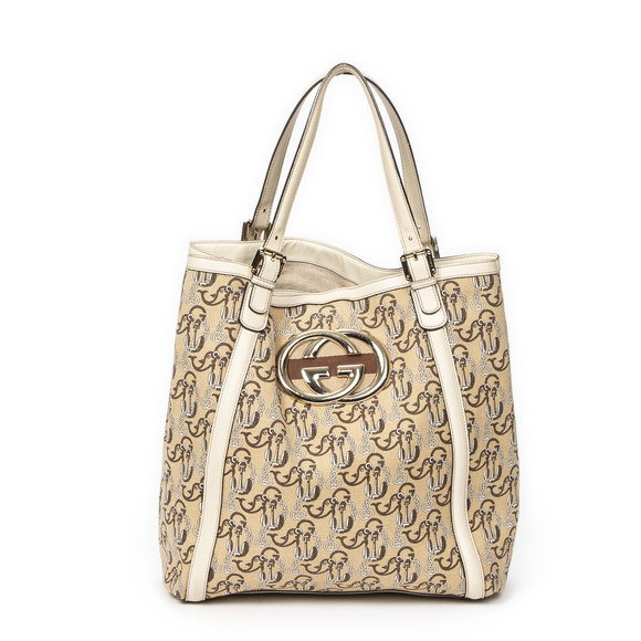 Gucci Large Britt Tote - Picture 1 of 10